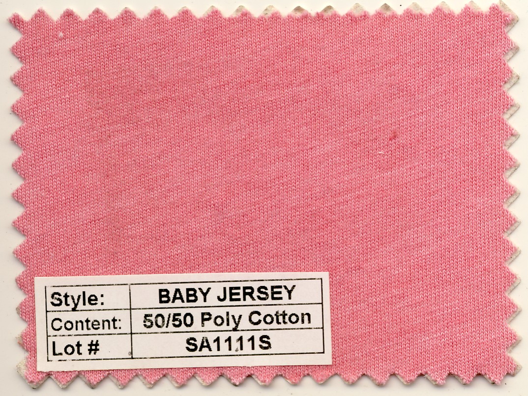 Baby Jersey 50/50 Poly Cotton